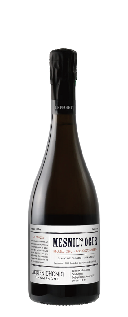 Adrien Dhondt Mesnil sur Oger Grand Cru Les Coullements Blanc de Blancs Millésime