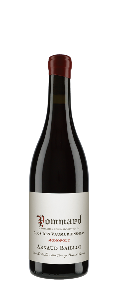 Arnaud Baillot Pommard Clos des Vaumuriens-Bas Monopole